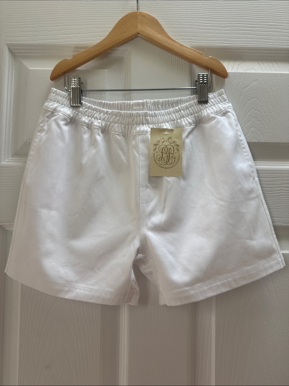 NWT Beaufort Bonnet boys 10 Sheffield shorts white TBBC